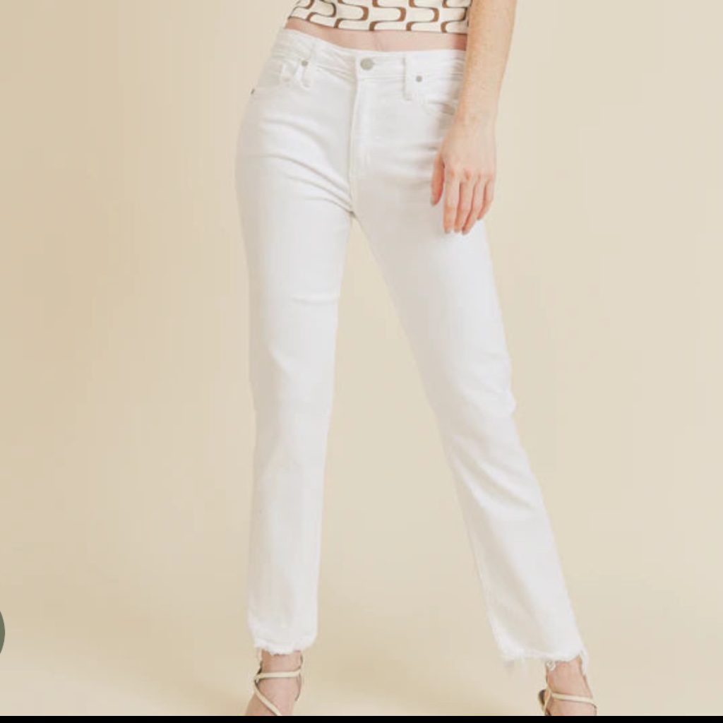 Just Black Denim White Skinny Jeans Size31
